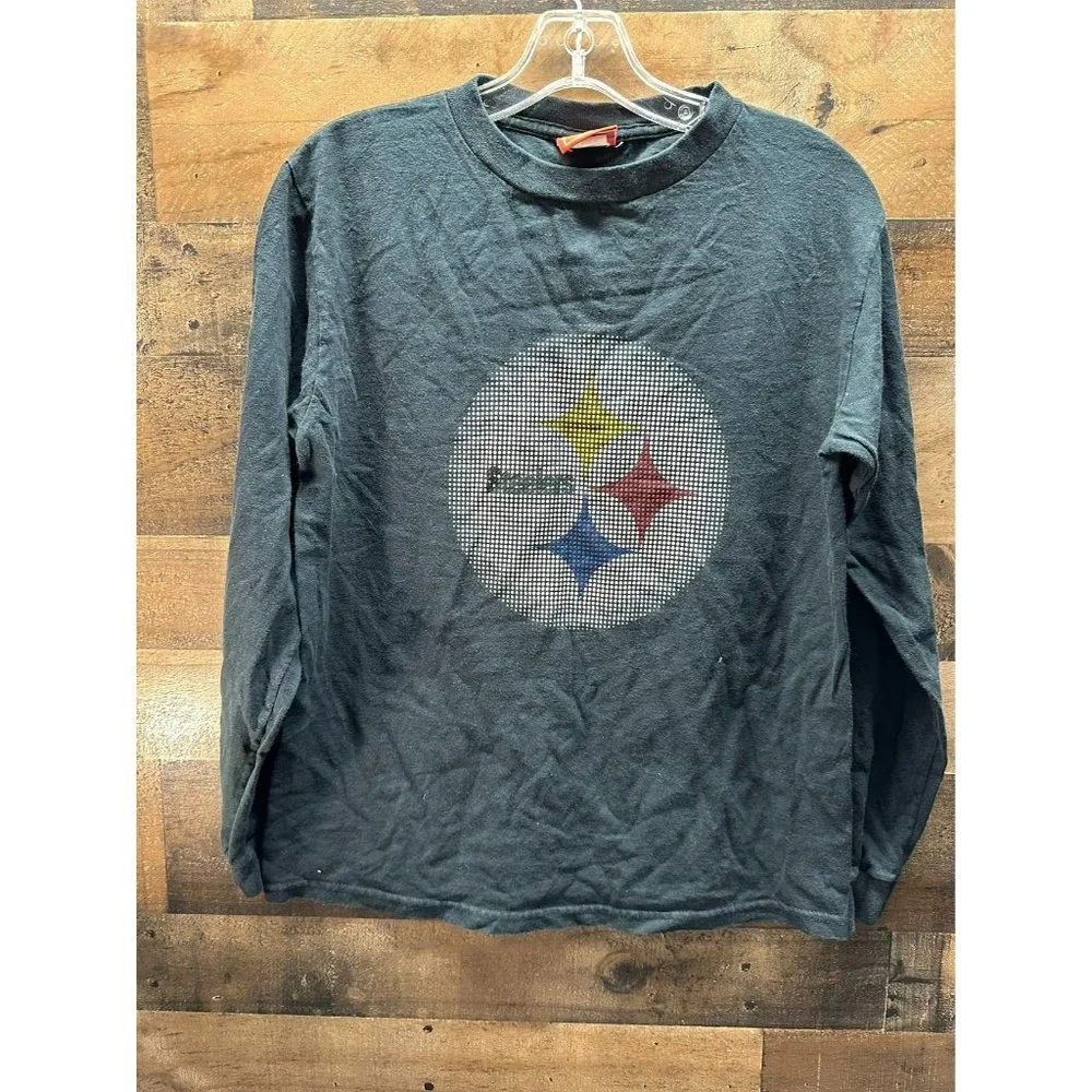 NFL Pittsburgh Steelers Youth Long Sleeve T-Shirt Size Large (14/16)‎